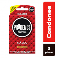 Condones Prudence Clásico 3 piezas