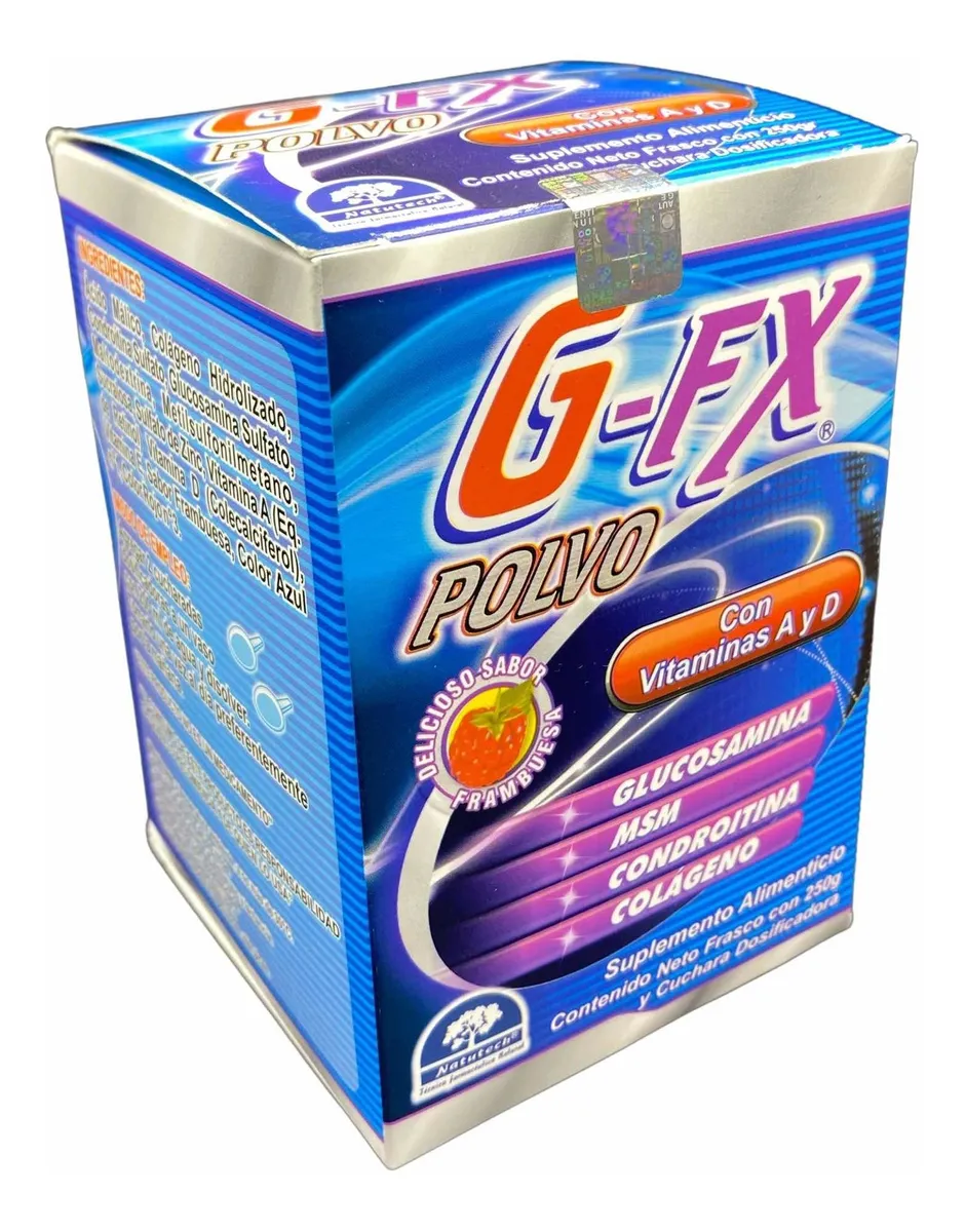 G-fx Polvo Frasco C/250 Gr Reparador De Articulaciones