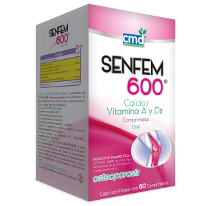 SENFEM 600 Calcio + Vitamina A y D2