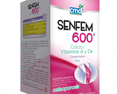 SENFEM 600 Calcio + Vitamina A y D2