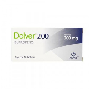 Dolver 200 10 tabletas 200 mg