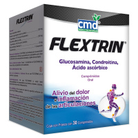 Flextrin Glucosamina Condroitina y Ácido Ascórbico 30 Comprimidos