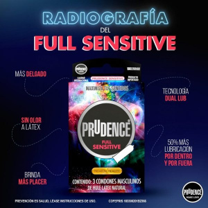 Prudence full sensitive caja con 3 piezas