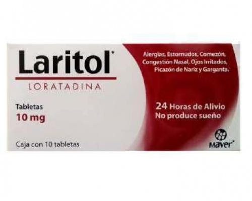 LARITOL TABLETAS 10 mg