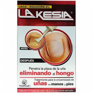 Lakesia 8% laca solución 3 ml