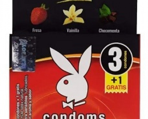 Condones Playboy Sabor Fresa